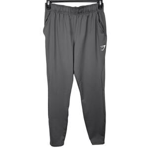 GYMSHARK Men's JOGGER PANTS Gray ELASTIC WAIST Size Medium